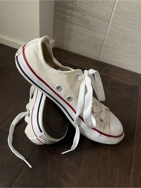 Converse All Star White Low-Top Sneakers Youth 3